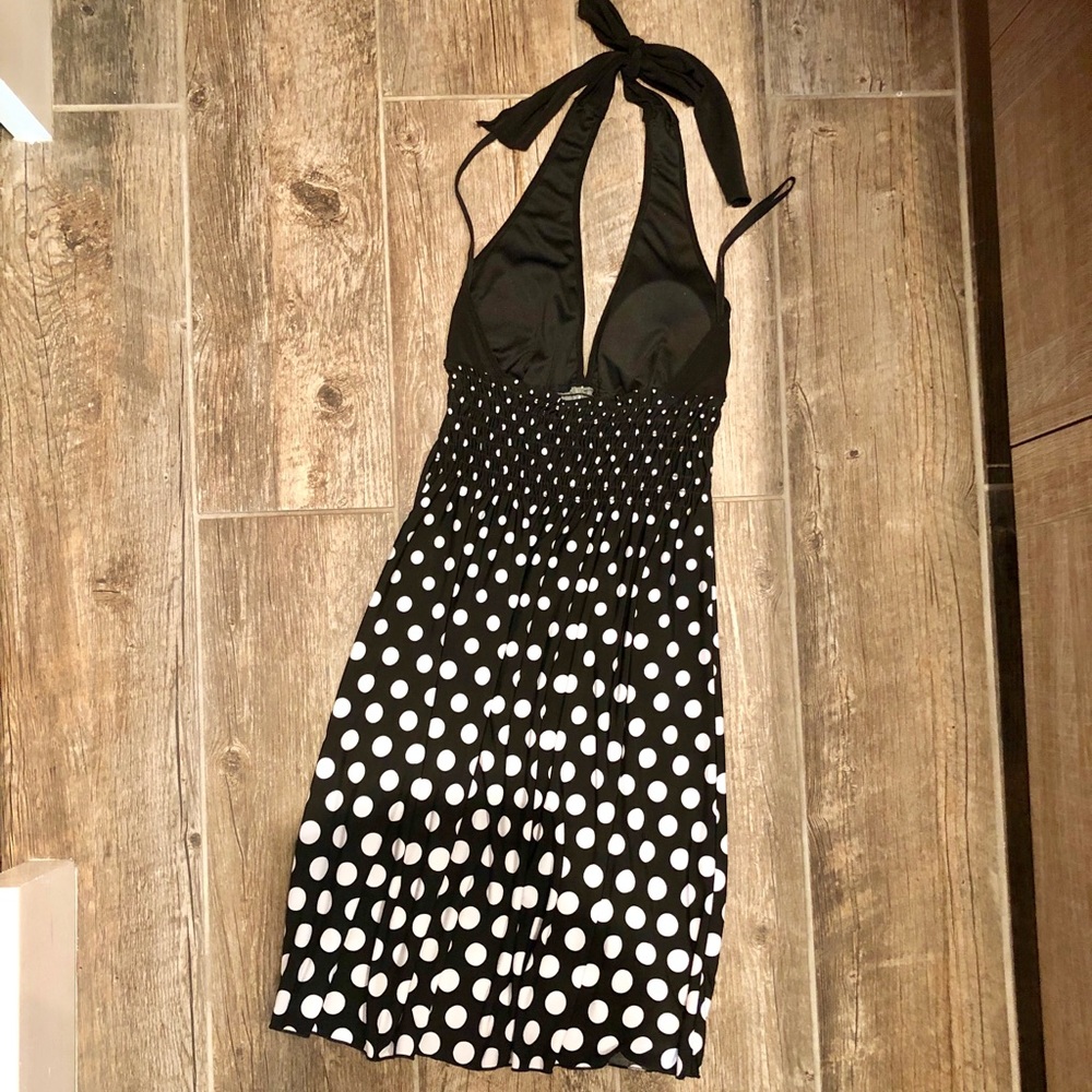 Halter Polka Dot Dress - Picture 2 of 2